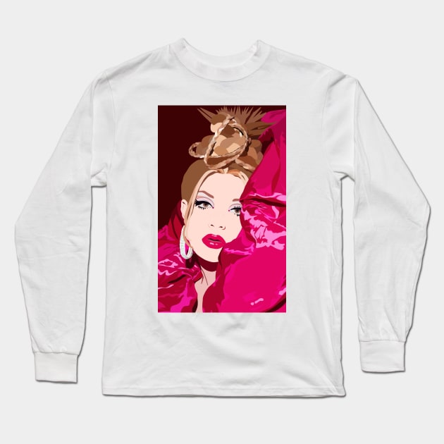 Dakota Schiffer Long Sleeve T-Shirt by KaiVerroDesigns